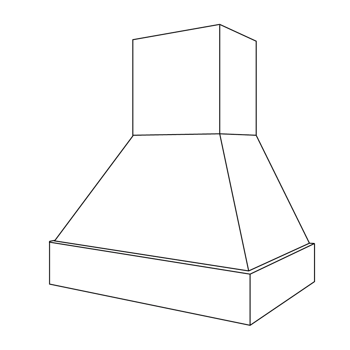 T Range Hood 30 W X 42 H (Use VLB30 or SLB30 liner and blower) – Dover by JSI