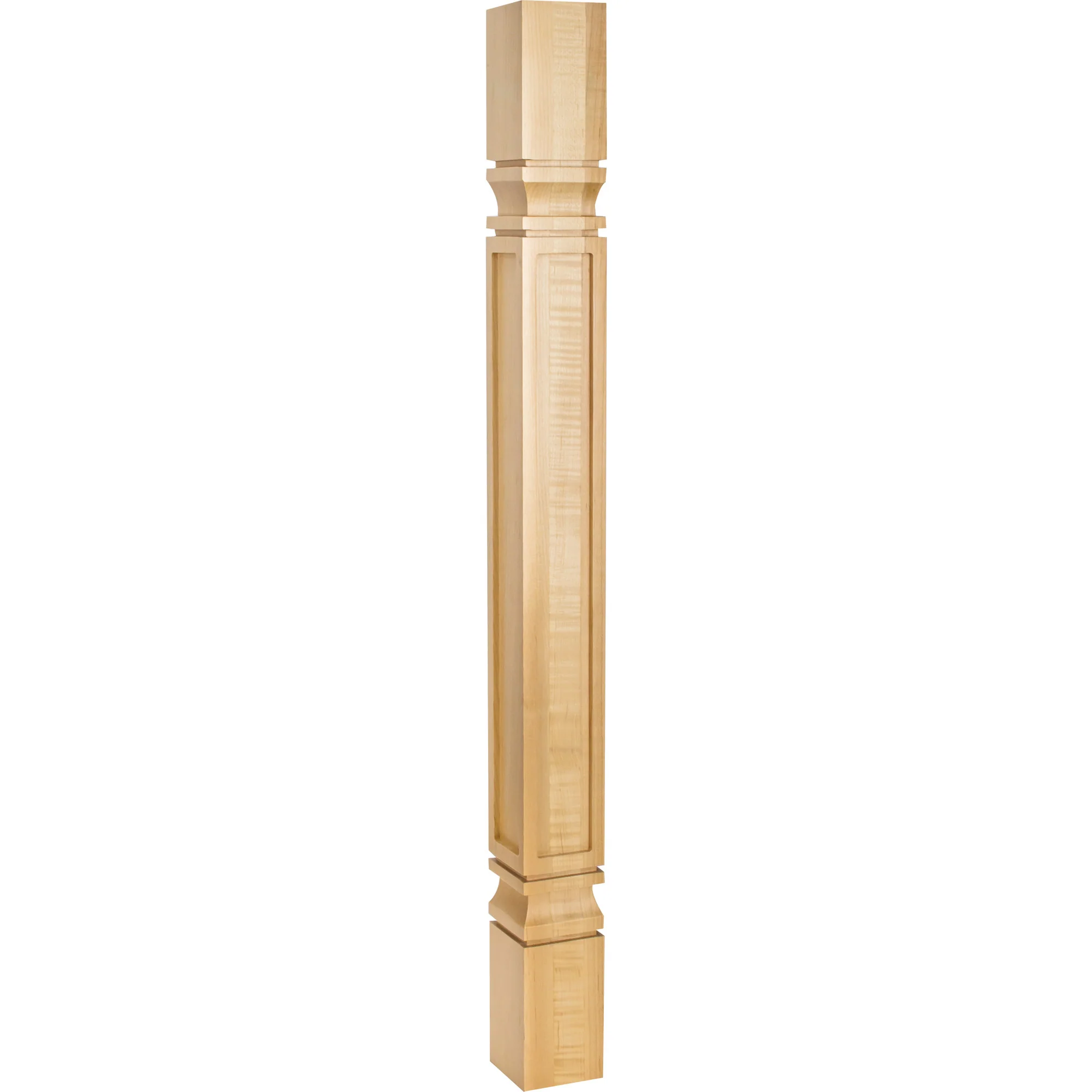 Hardware Resources Square Mission Post Cherry 35-1/2″ Length 3-3/4″ Width