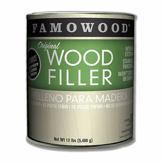 FamoWood Putty Solvent-Based, Birch, Gallon
