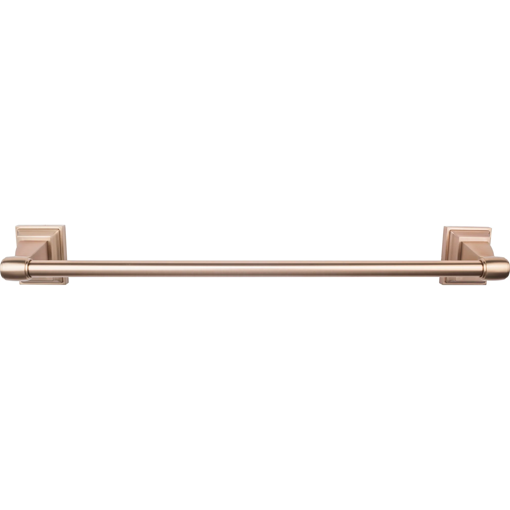 Top Knobs Stratton Bath Towel Rod, Brushed Bronze, 24″