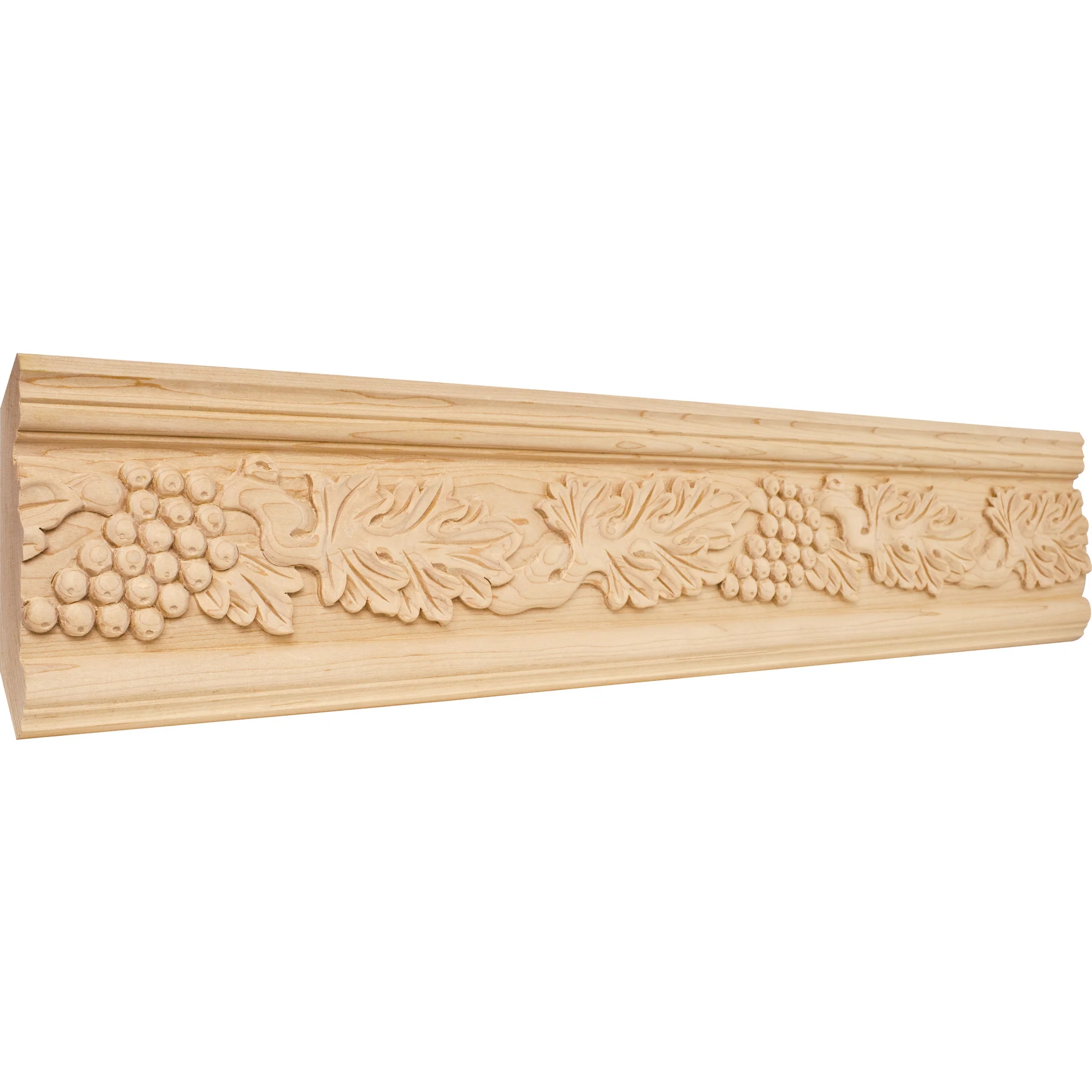 Hardware Resources 4-3/4" x 1-1/8" Acanthus & Grape Hand Carved Moulding