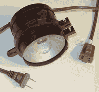Can Light, Black, 24″ Male Cord, 24″ Female Cord