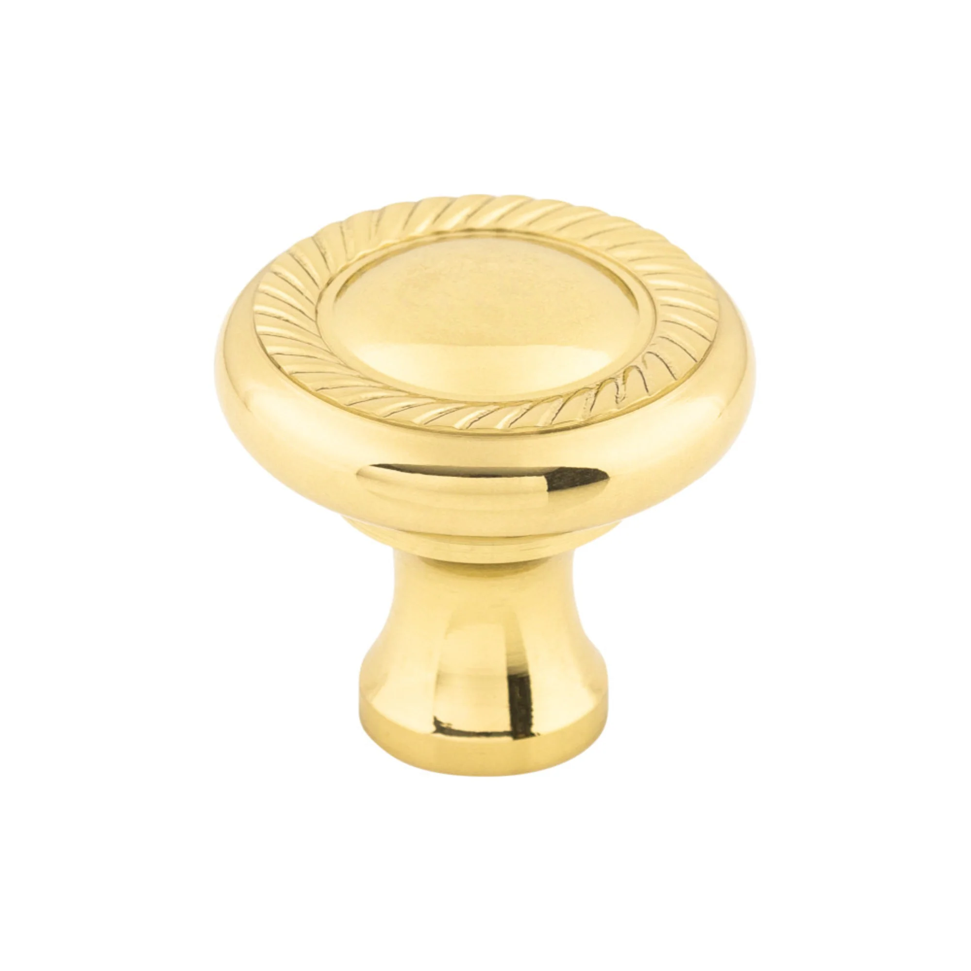 Top Knobs Somerset Knob Polished Brass 1-3/16″ Diameter Swirl Cut Style