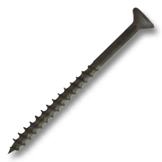 #8 Screw Square/Phillips Combo Flat Head Coarse Thread Plain And Dri-Lube