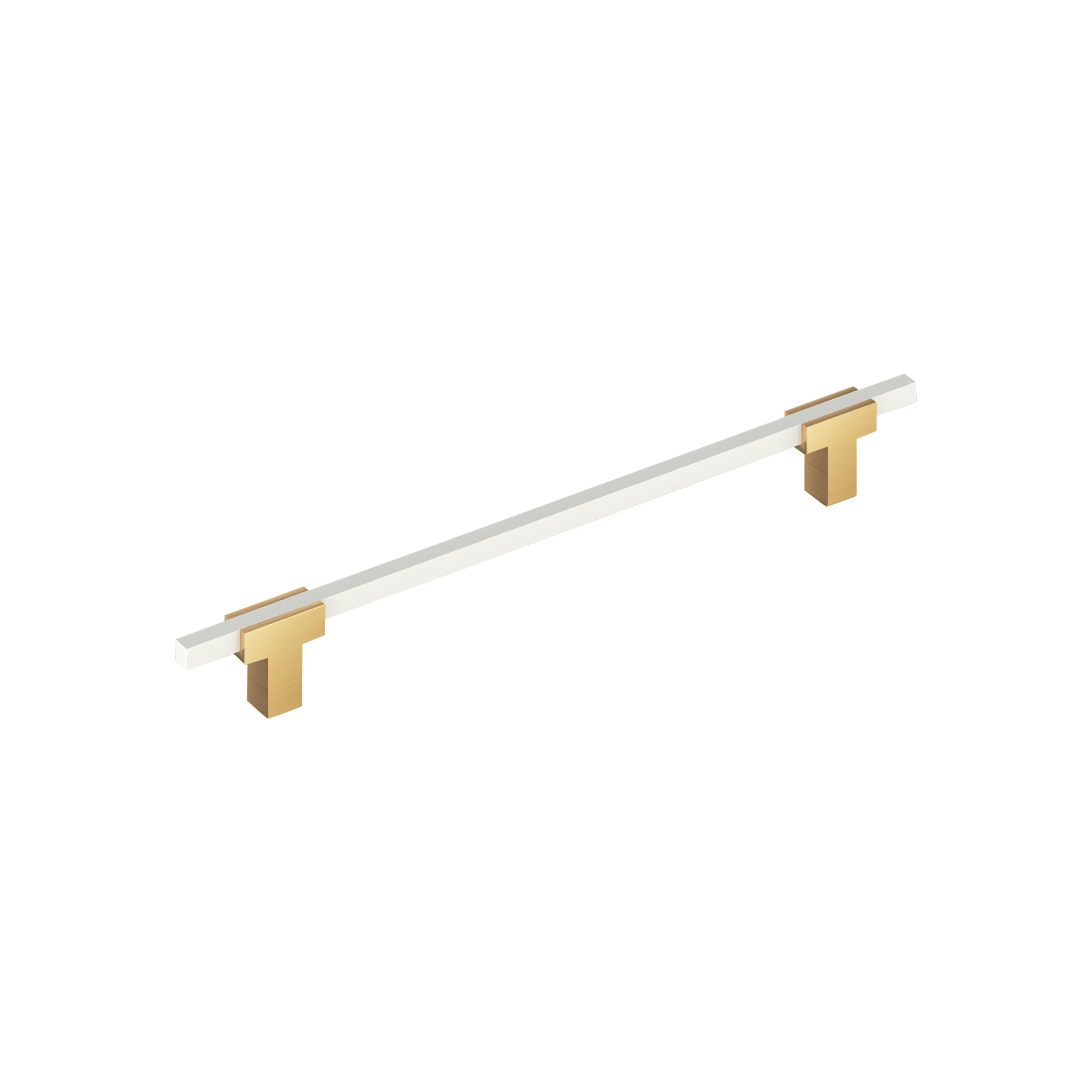 Amerock Urbanite Pull Champagne Bronze/White 8-13/16″ Center to Center