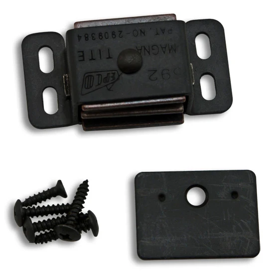 Heavy Duty Aluminum Catch With Strike Oil Rubbed Bronze