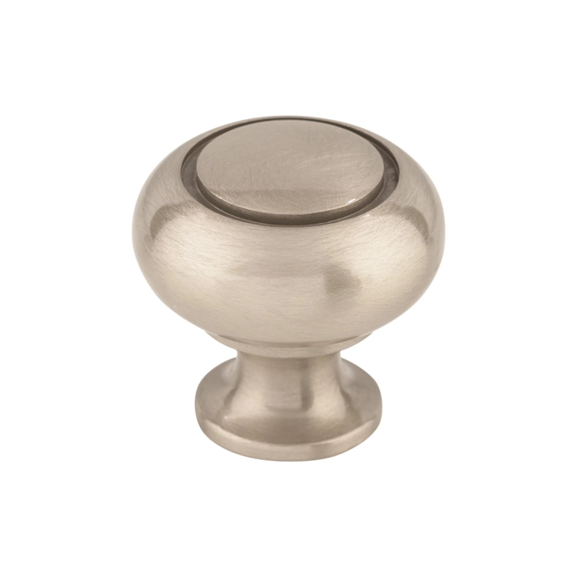Top Knobs Asbury Knob Satin Nickel 1-1/4″ Diameter Ring Style