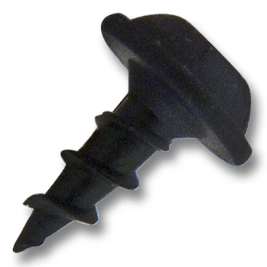 #8 Screw Round Washer Head Square Drive Coarse Thread Type 17 Point 1/2″ Black, Multiples of 100