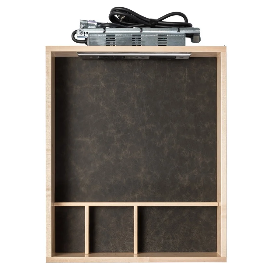 Century Components Galaxy Charging Station Maple Sequoia Leather Bottom 18″ Width