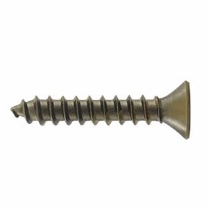 Deltana #12 Steel Wood Screw 1-1/4" Length Antique Brass