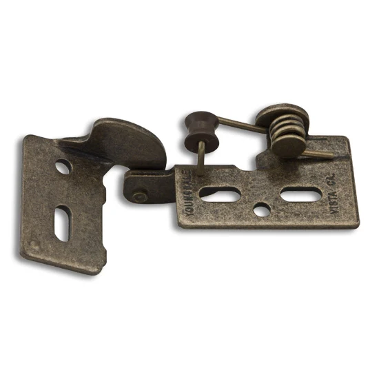 Youngdale Concealed Hinge, Antique Brass, #6