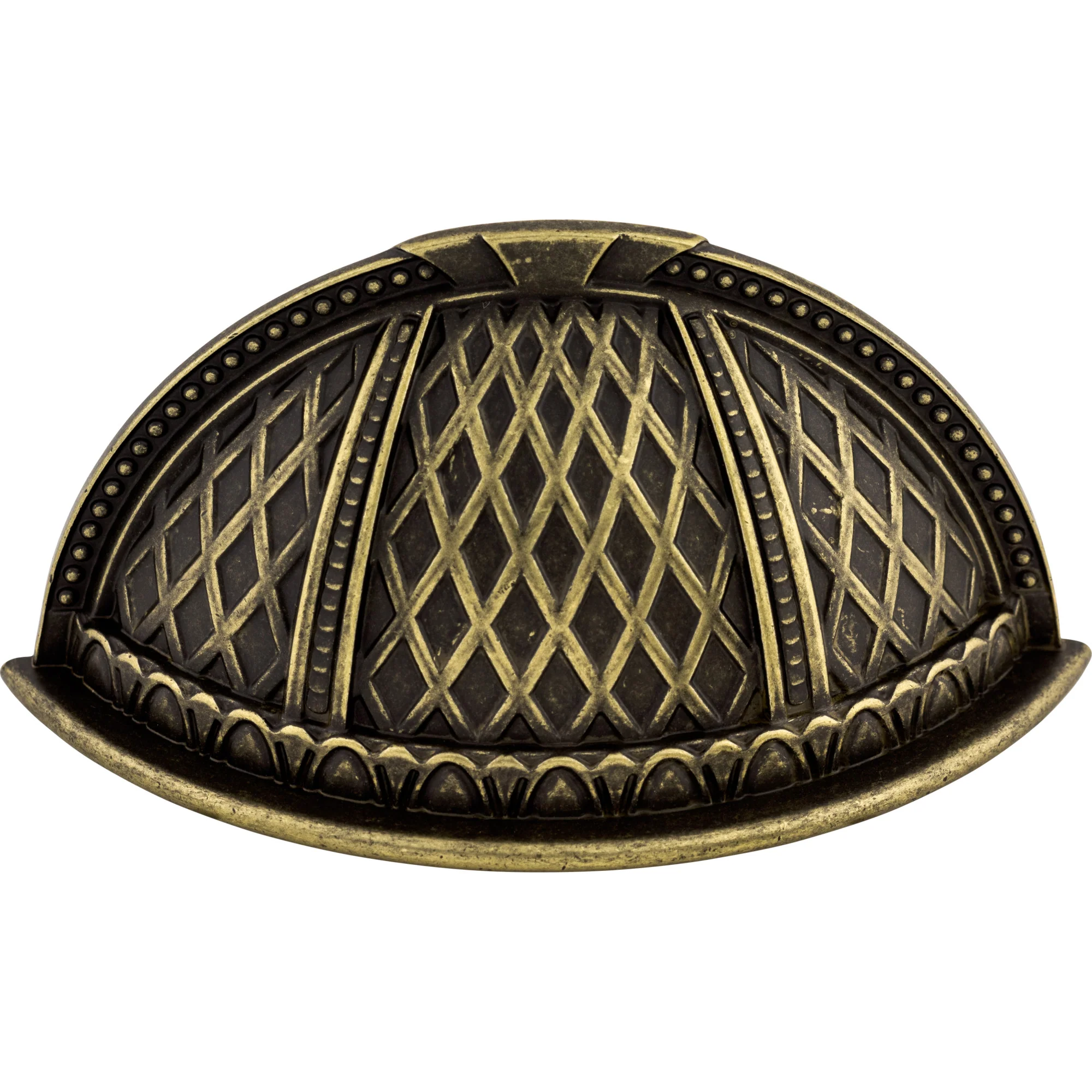 Top Knobs Trevi Cup Pull German Bronze 2-1/2″ Center to Center