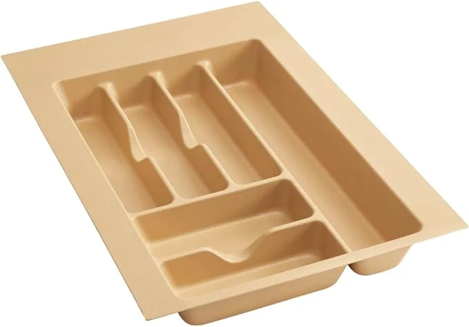 Rev-a-shelf Cutlery Tray Polymer, Almond, Medium