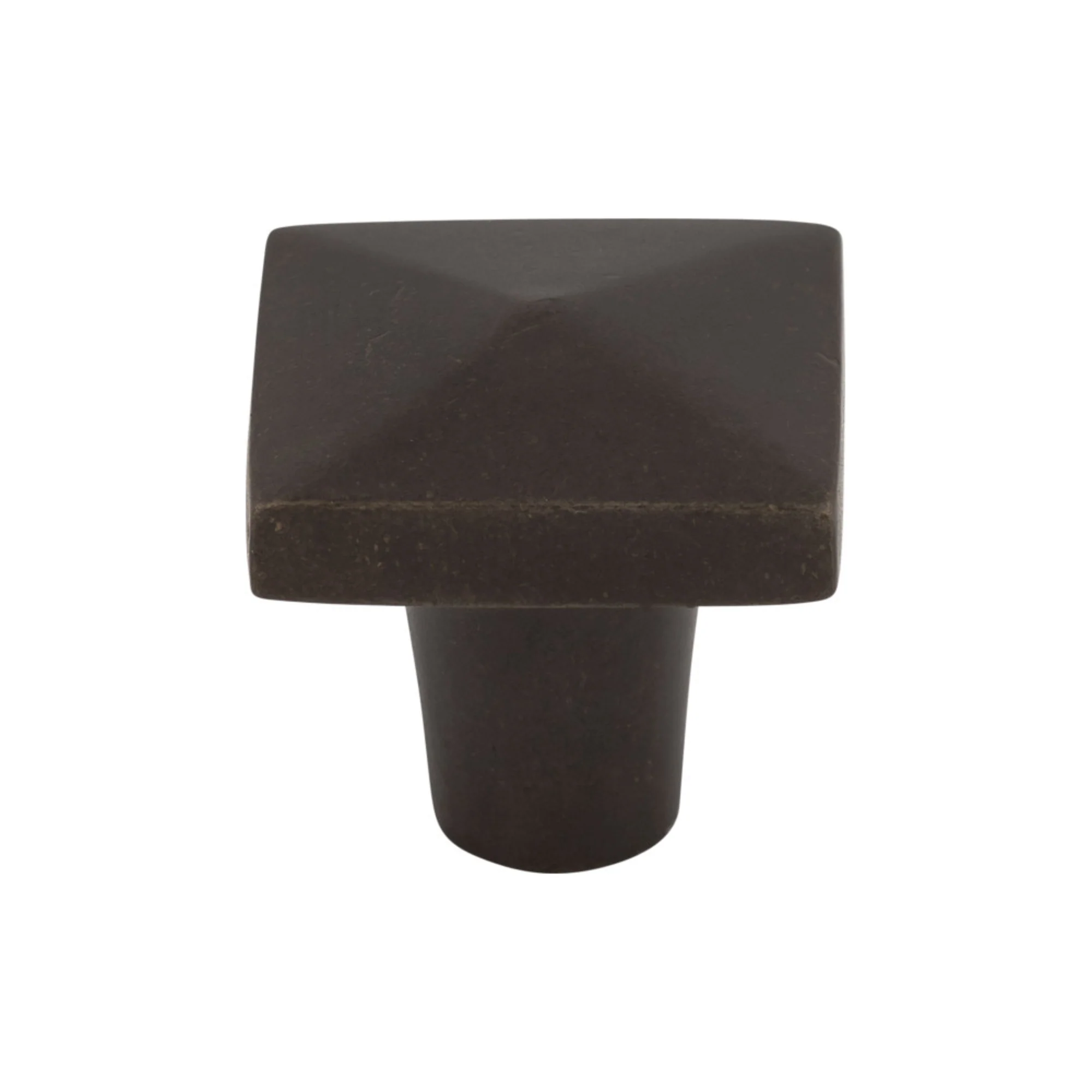 Top Knobs Aspen Square Knob Medium Bronze 1-1/8″ Diameter