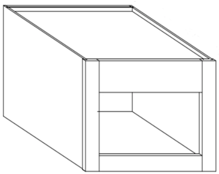 Built-In Microwave Wall Cabinet 27 W X 21 H X 18 D – Denali Stain by Legend