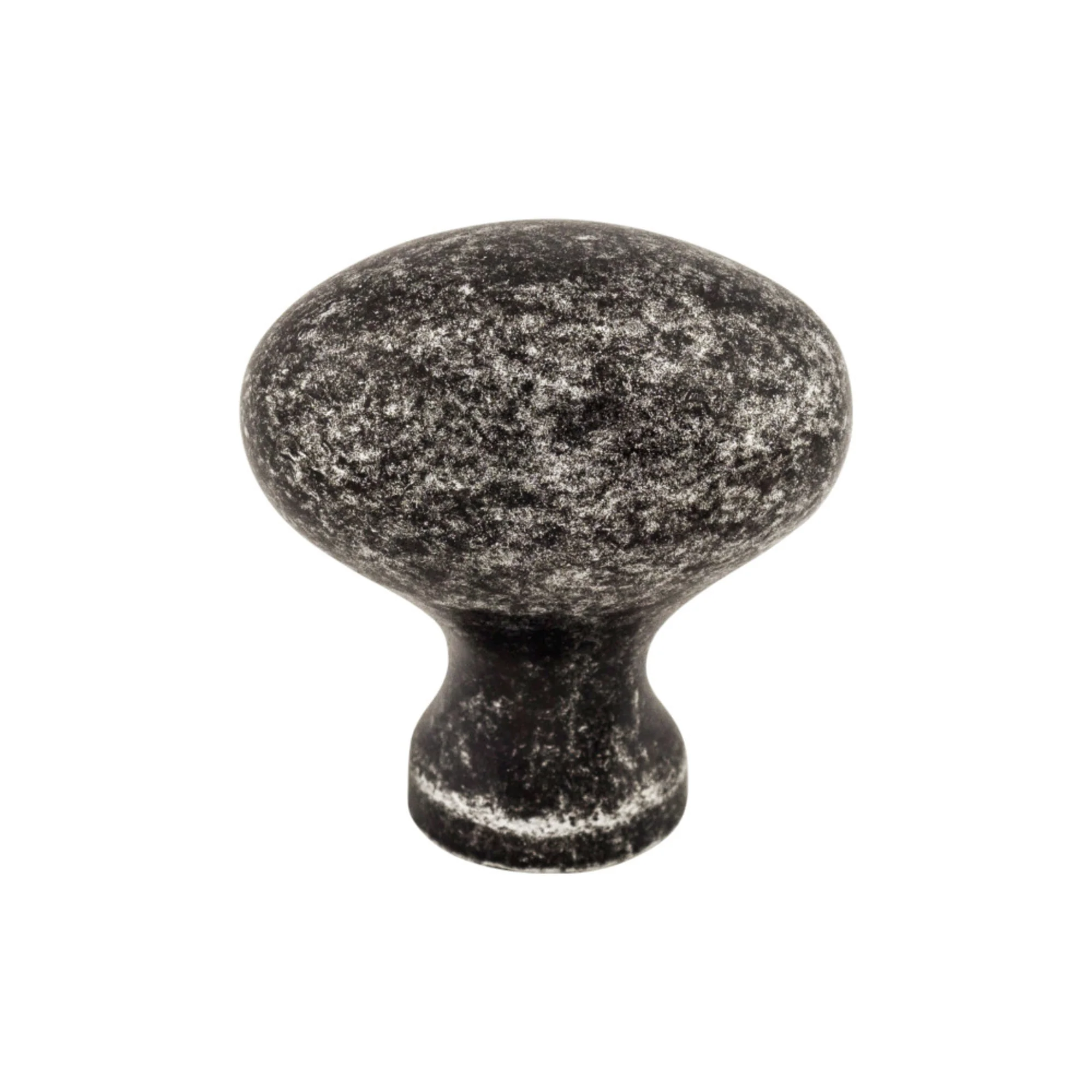 Top Knobs Somerset Knob Black Iron 1-1/4″ Diameter Egg Style