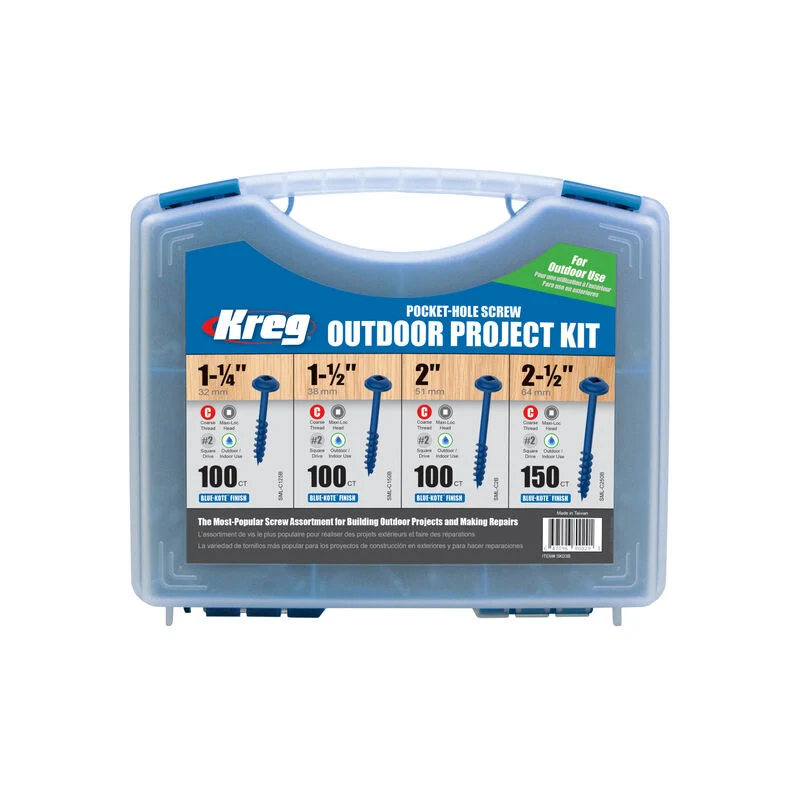 Kreg® Blue-Kote™ Pocket-Hole Screw Project Kit
