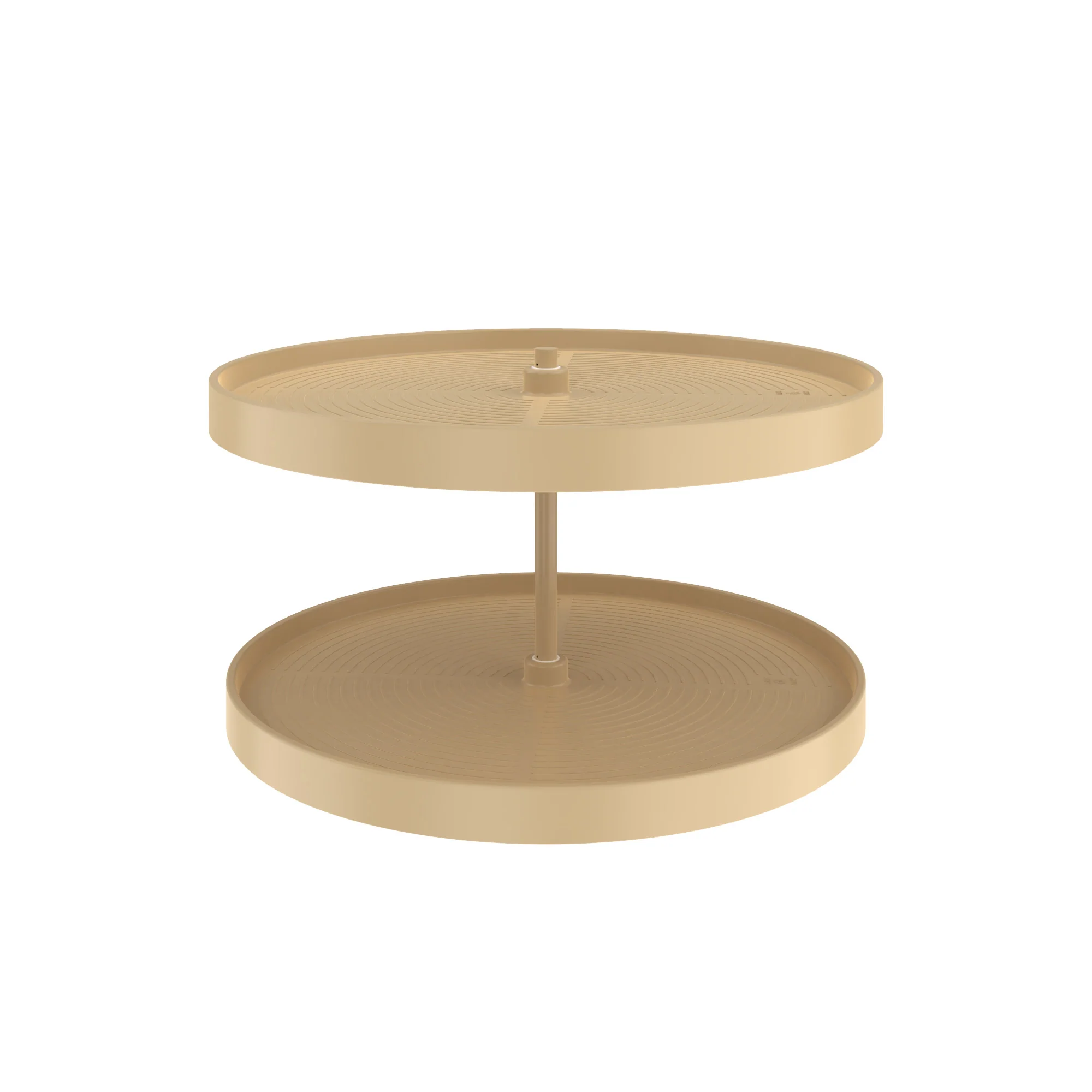 Rev-a-shelf Lazy Daisy Polymer Full Circle Bottom Mount 2 Tray Lazy Susan, 28″