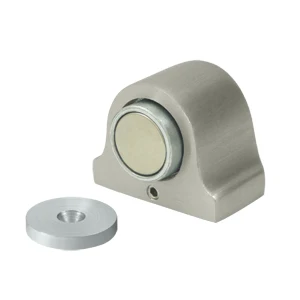 Deltana Magnetic Dome Stop, Satin Nickel