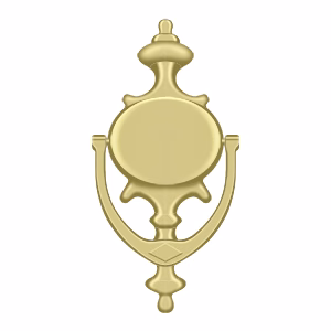 Deltana Imperial Door Knocker, Polished Brass