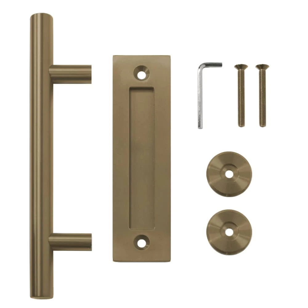 Handle Bar Pull And Flush Pull, Satin Nickel
