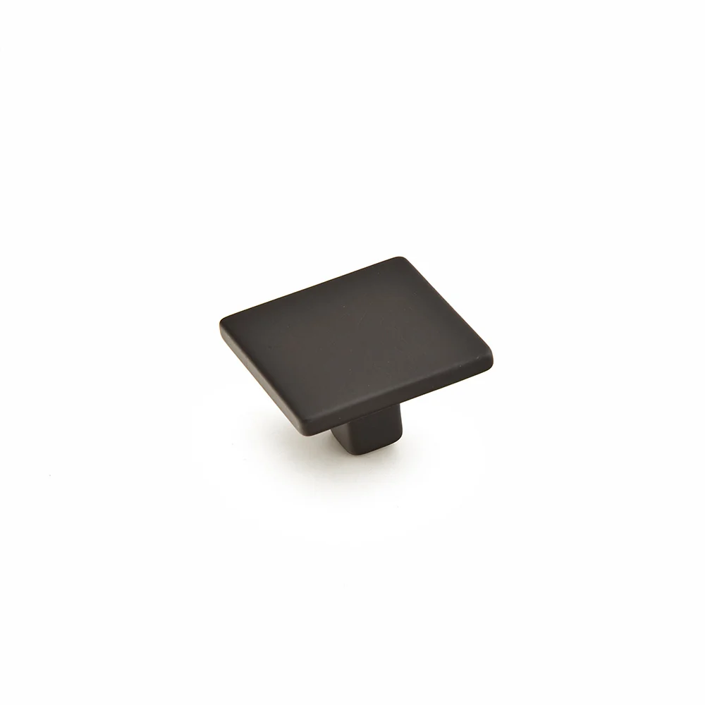 Schaub Armadio Knob Matte Black 1-3/8″ Diameter