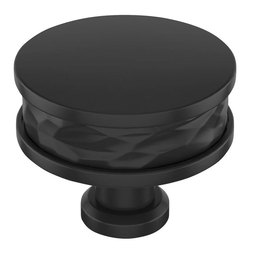Amerock Fairfax Knob Matte Black 1-1/2″ Diameter