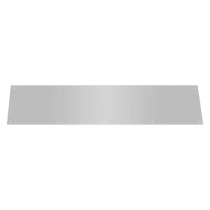 Deltana Kick Plate Stainless Steel Plate, Brushed Stainless Steel, 8” x 34”