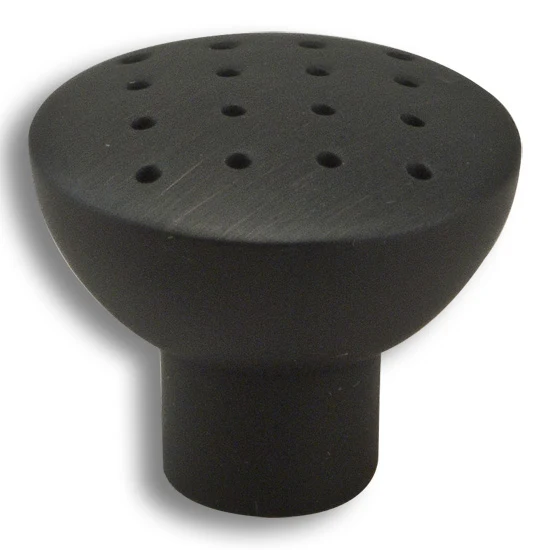 Knob Dimpled, 1-1/16″ Diameter, 15/16″ Projection, Oil Brushed Bronze