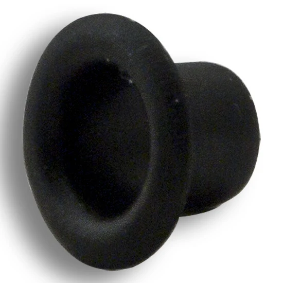 Grommet For Shelf Support 5 mm Diameter Black, Multiples of 100