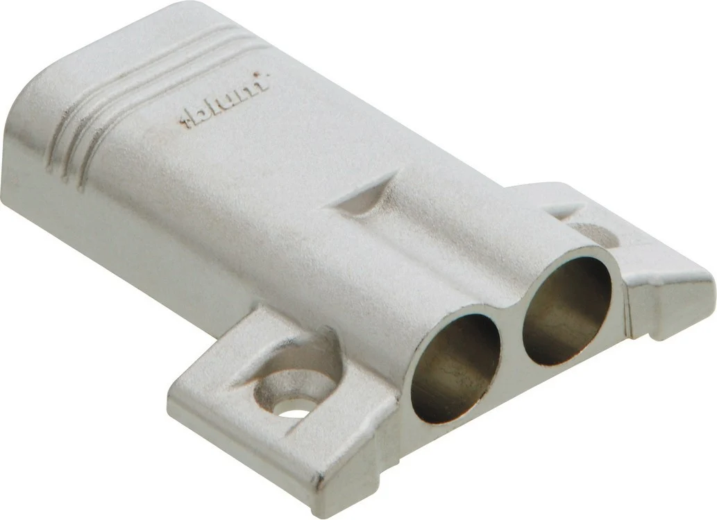 Blumotion For Doors 970 DBL Adapter Plate For Face Frame Cainets., 0mm, Screw-On, Multiples of 50