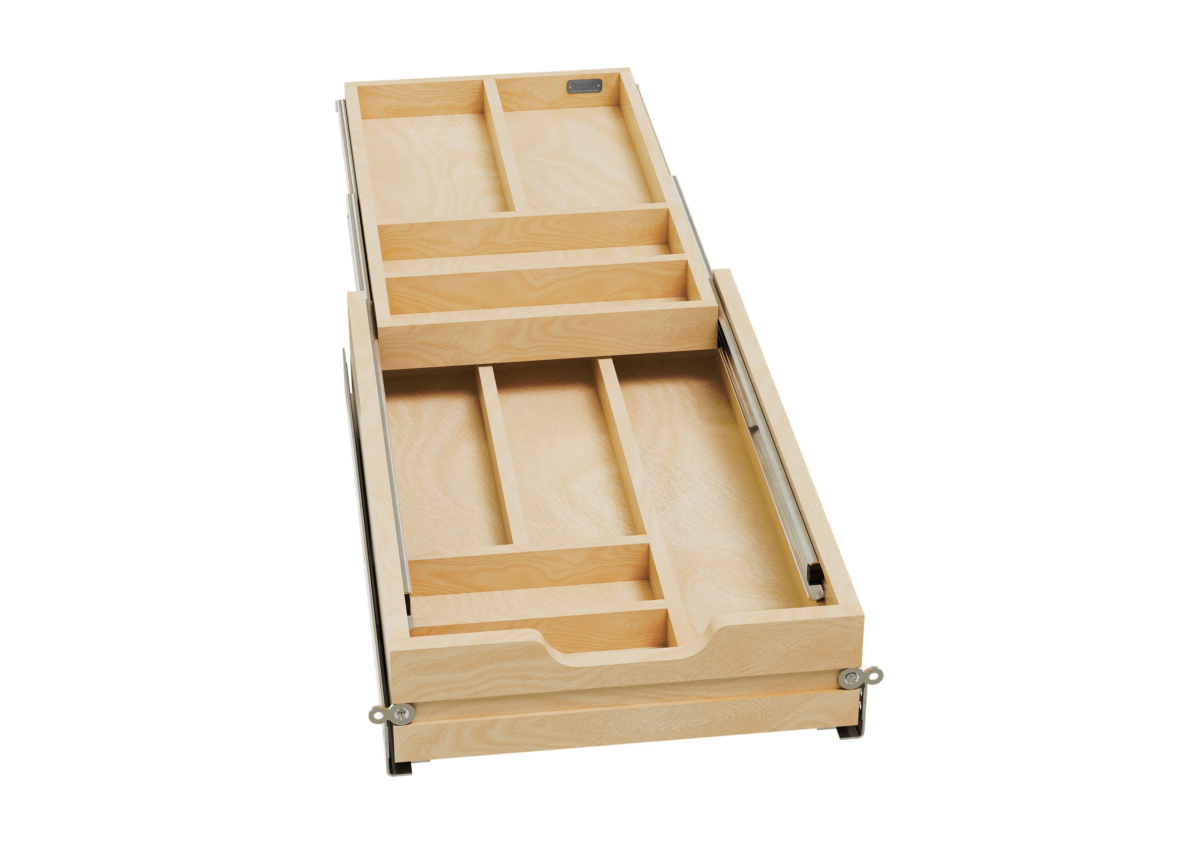 Rev-a-shelf Maple Tiered Cutlery Drawer With Blumotion Soft-Close