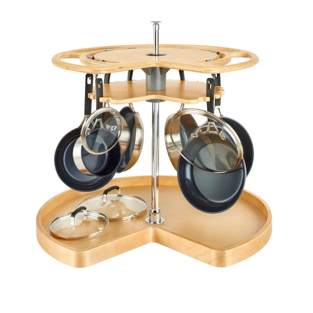 32″ Not-So-Lazy-Susan W/ Hardware And Hooks