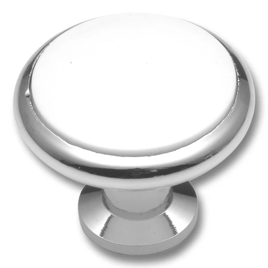 Hickory Hardware WOODGRAIN Knob Chrome 1-3/8″ Diameter