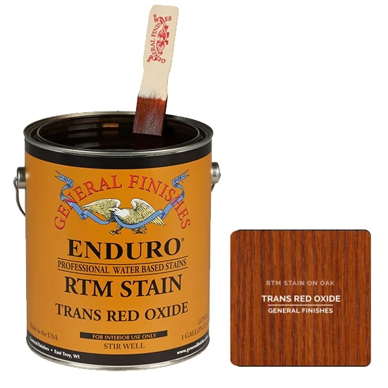 Enduro RTM Stain System, Trans Red Oxide, Gallon