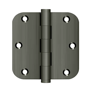 Deltana 3-1/2″ x 3-1/2″ Hinges Antique Nickel 5/8″ Radius
