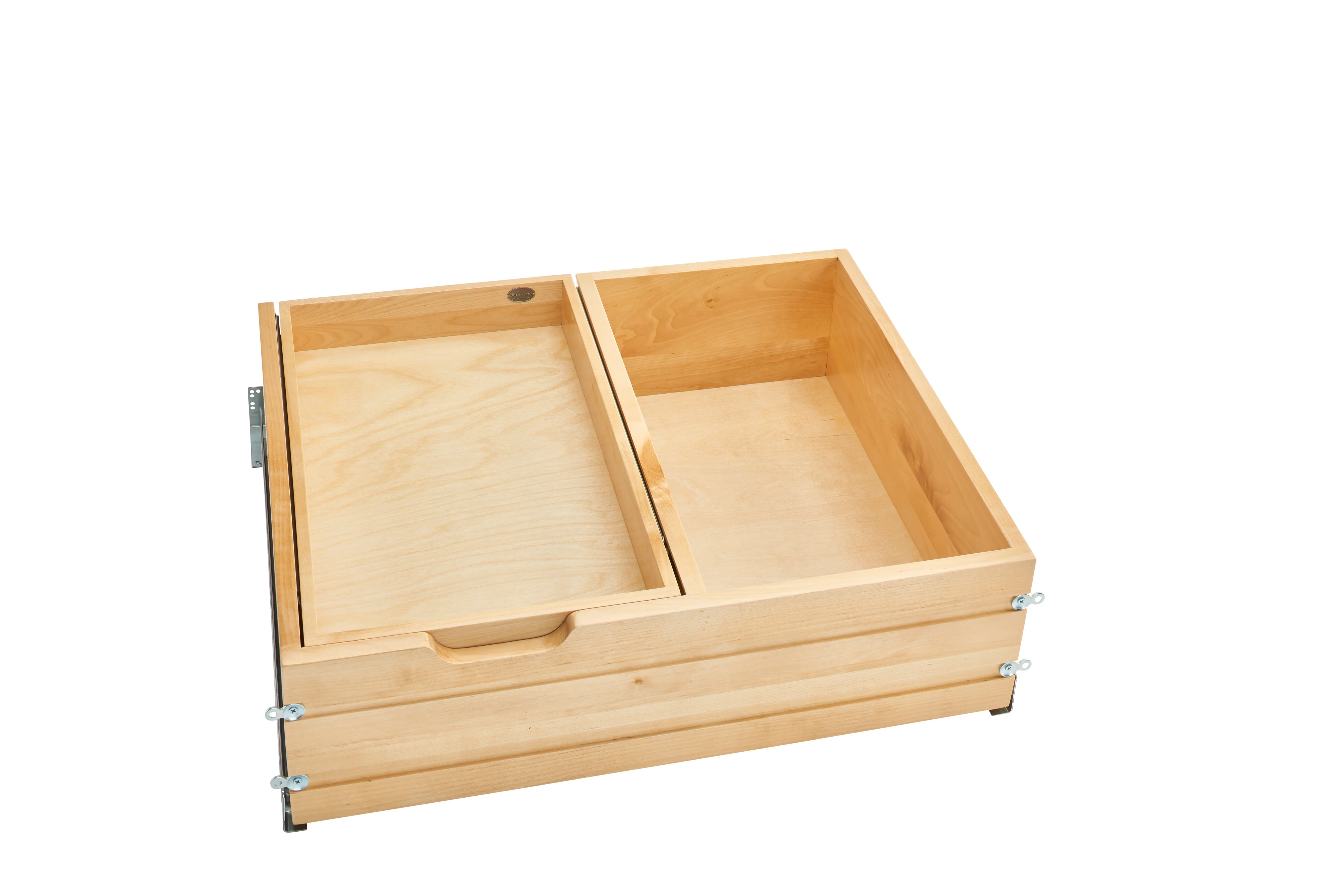 Rev-a-shelf Maple Tiered Deep Drawer Face Frame Applicantion