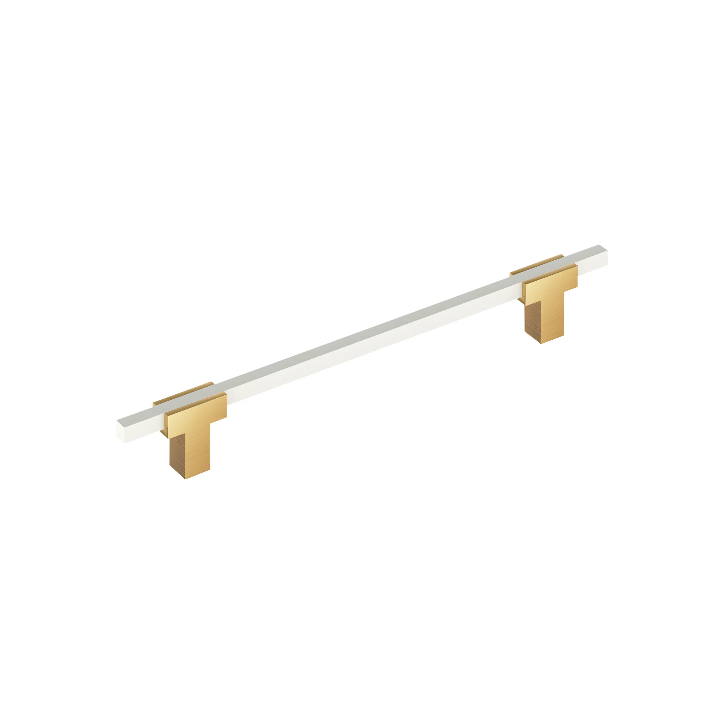 Amerock Urbanite Pull Champagne Bronze/White 7-9/16″ Center to Center