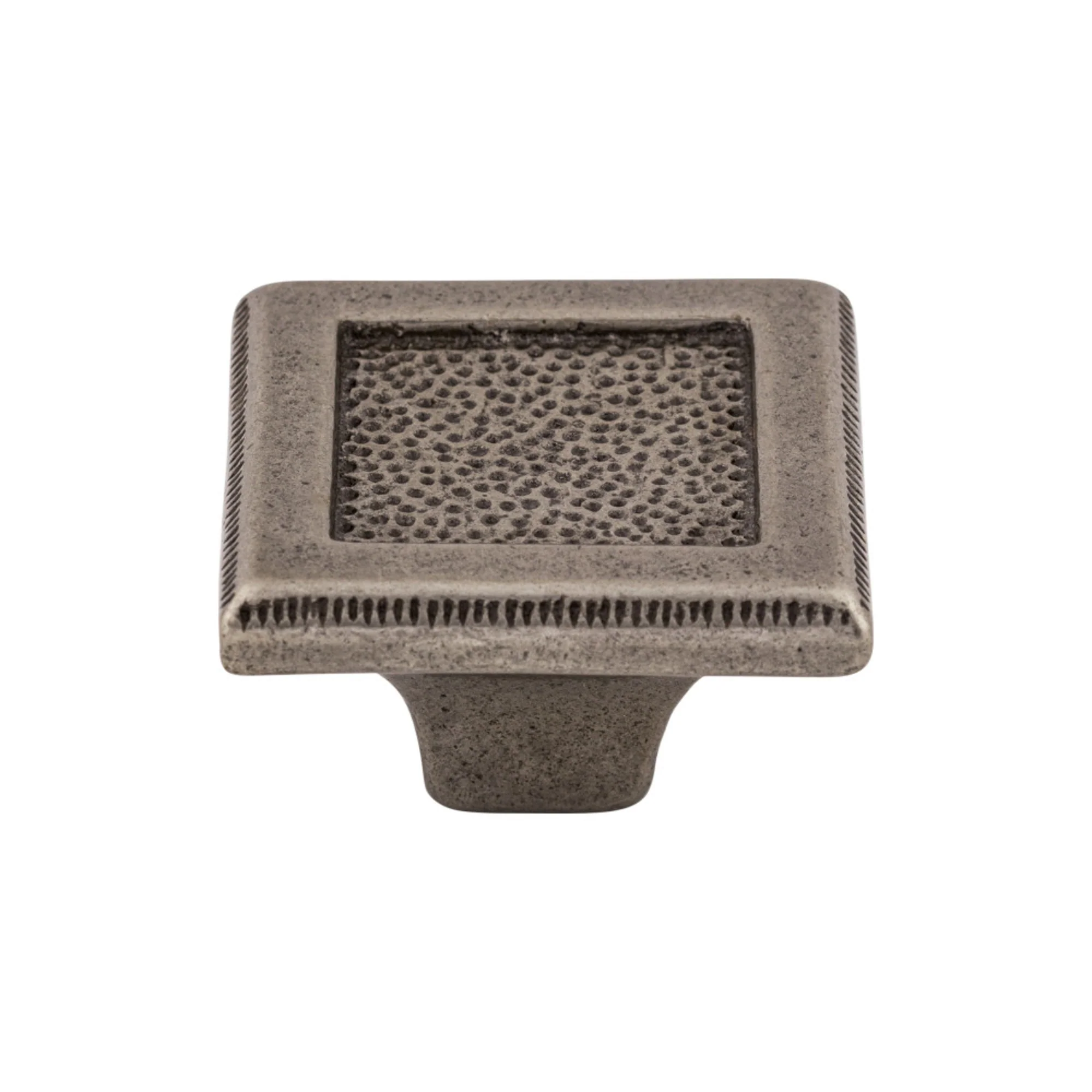 Top Knobs Britannia Knob Cast Iron 2″ Diameter Square Style