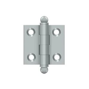 Deltana 1.5″ x 1.5″ Hinge With Ball Tips, Brushed Chrome