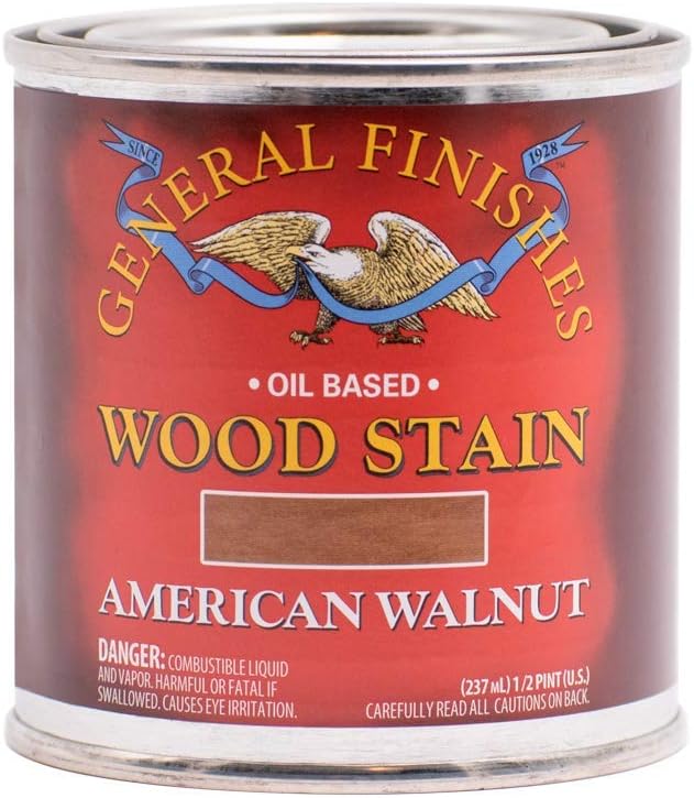 General Finishes Gel Stain, Antique Walnut, Half Pints