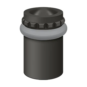 Deltana Round Universal Floor Bumper Pattern Cap, Oil Rubbed Bronze, 2-1/8″
