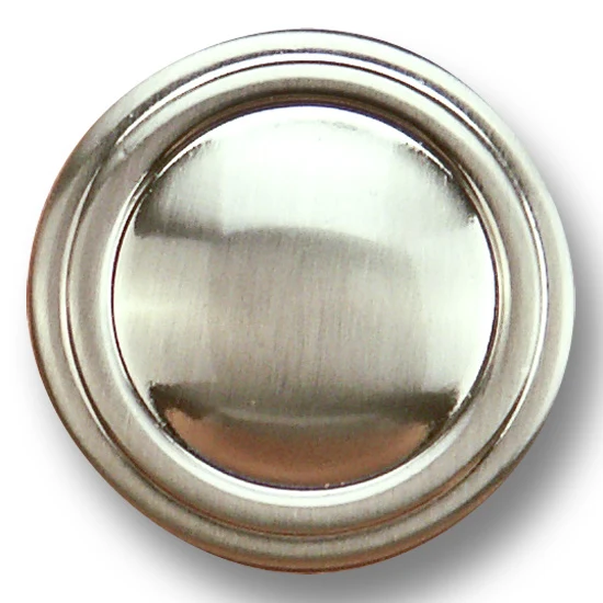 Knob, 1-3/16″ Diameter, 1-1/16″ Projection, Satin Nickel