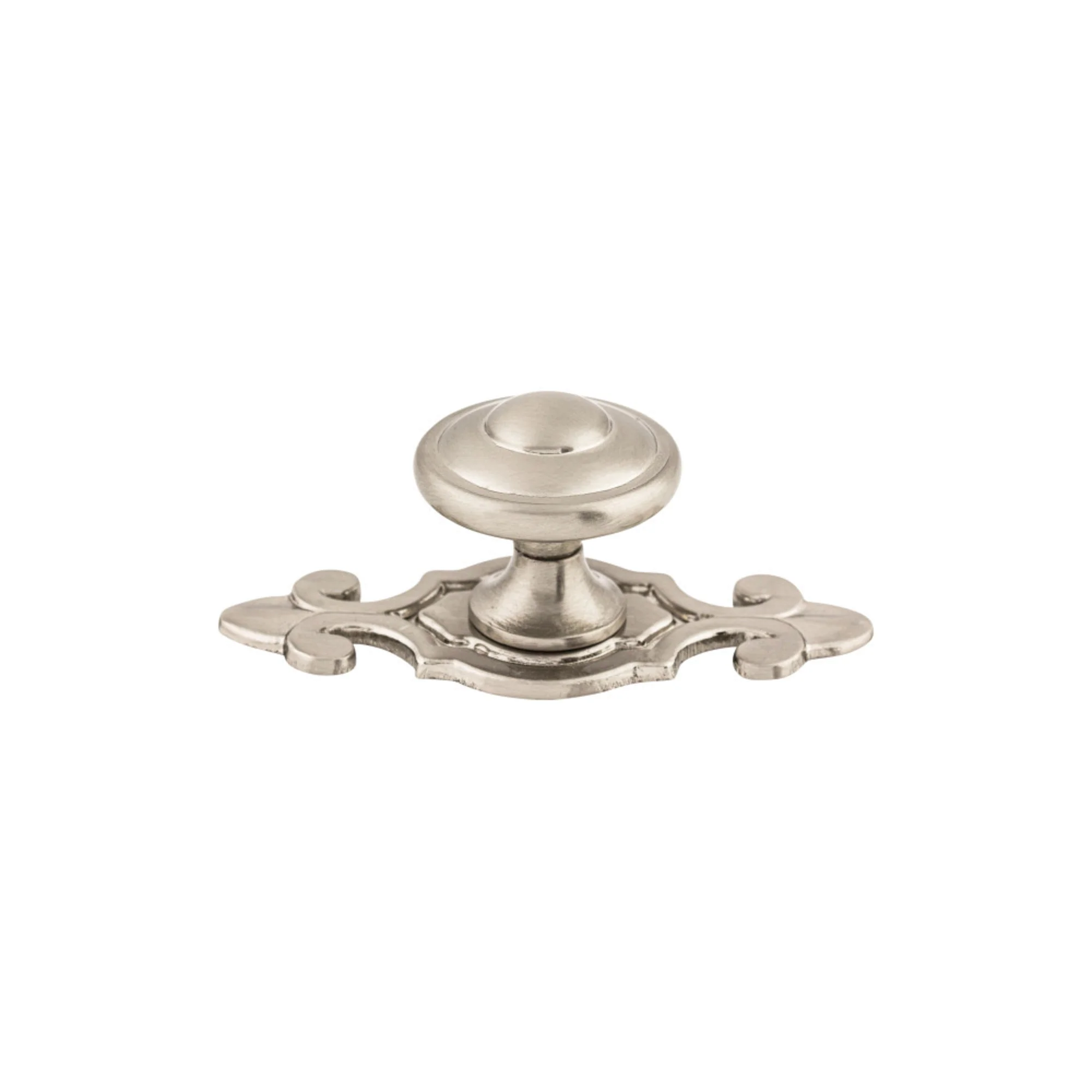 Top Knobs Britannia Knob Satin Nickel 1-1/4″ Diameter Canterbury Style