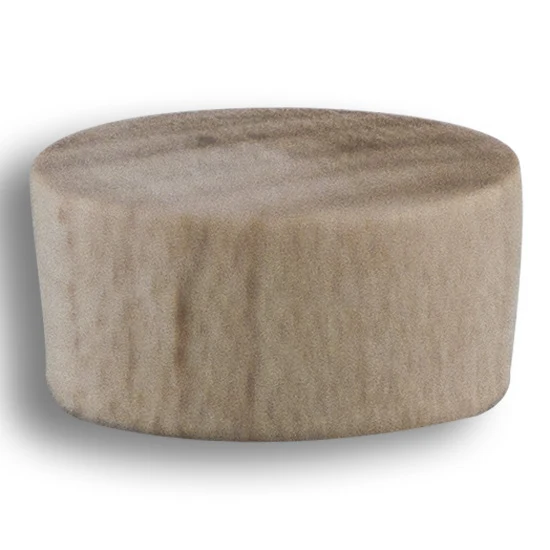 Wood Plug Flat Head 1/2" Diameter Birch, Multiples of 1000