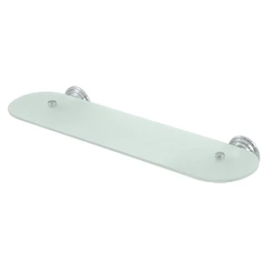 Deltana 20″ Glass Shelf Frost Glass Classic 98C Series, Chrome