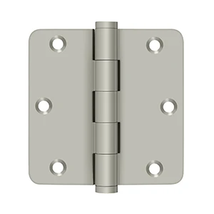Deltana 3-1/2″ x 3-1/2″ Hinges Satin Nickel 1/4″ Radius