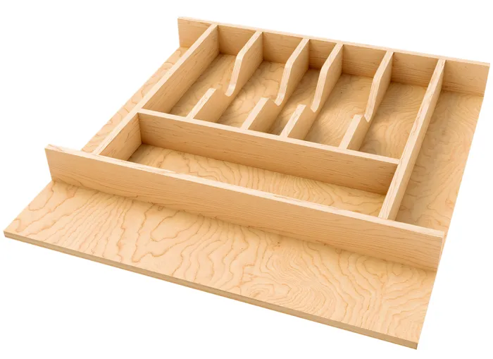 Rev-a-shelf Maple Right Cutlery Drawer Insert, 24"