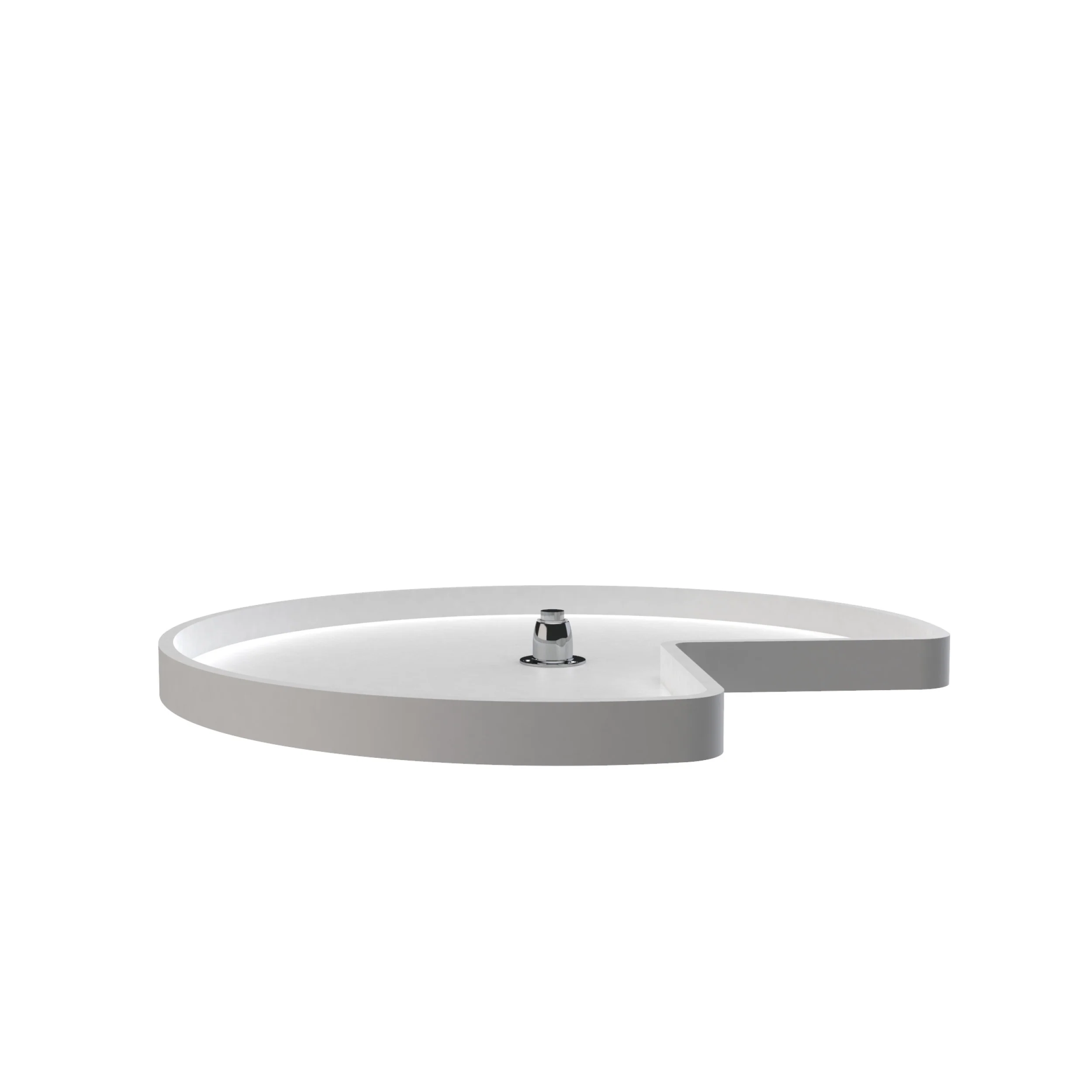 Rev-a-shelf Single Lazy Susan Kidney Shaped Shelf Set, 32″