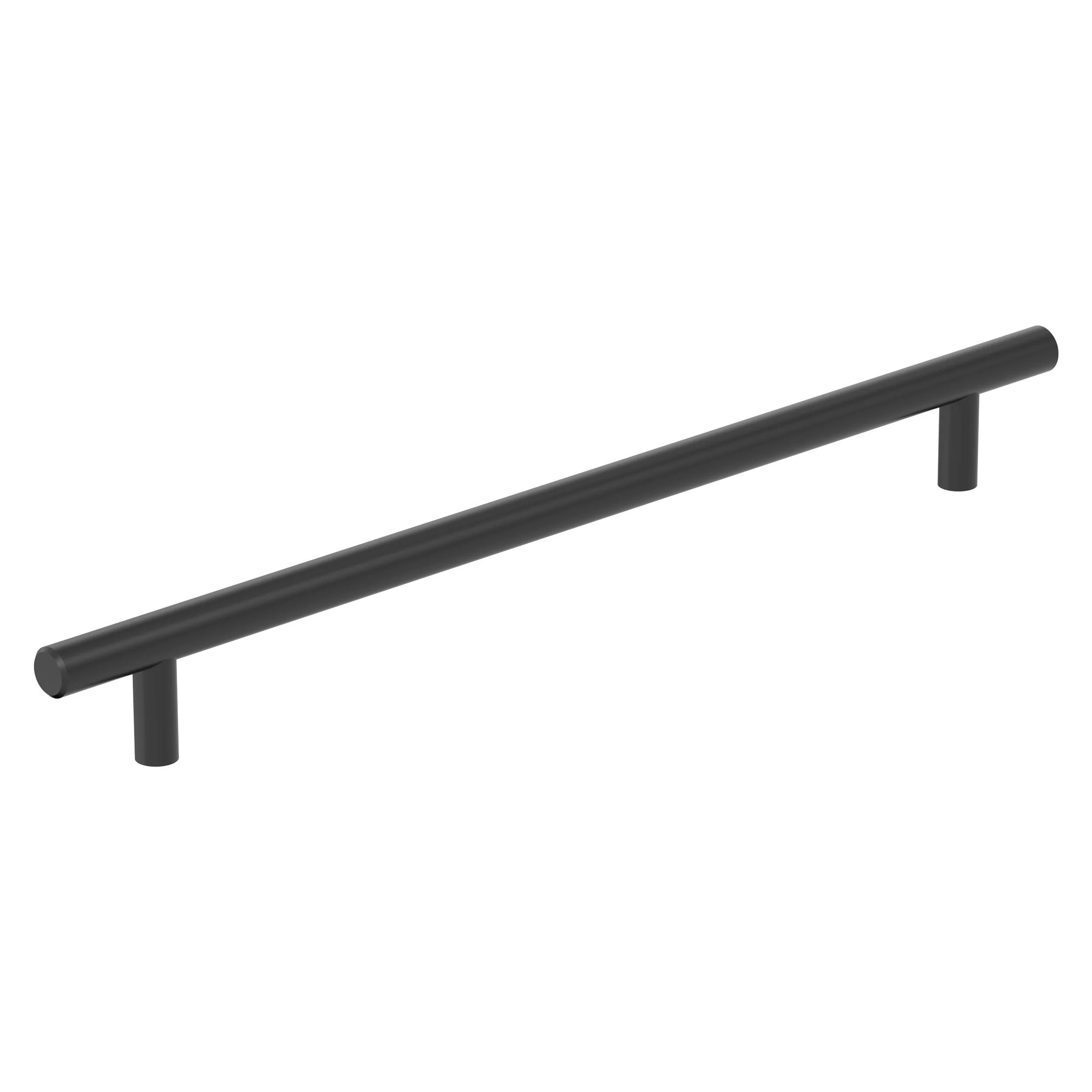 Amerock Bar Hollow Pull Matte Black 10-1/16″ Center to Center